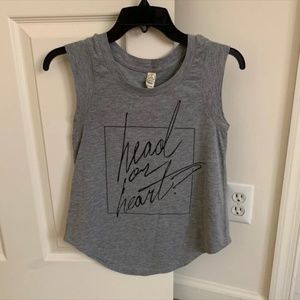 Christina Perri 'Head or Heart' Gray Tank Top (S)